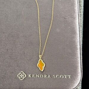 Kendra Scott Abbie Necklace in Amber